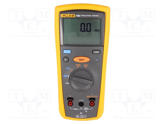 Insulation resistance meter; double LCD,with a backlit; 4÷8V