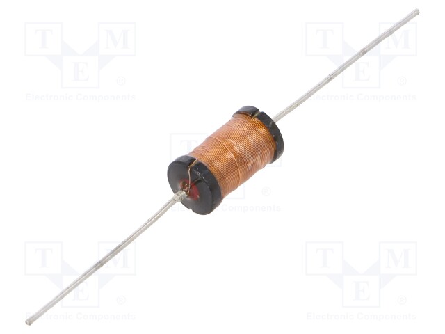 Inductor: wire; THT; 4.7mH; 0.285A; 9.74Ω; Ø7.5x16mm; ±5%; Q: 40