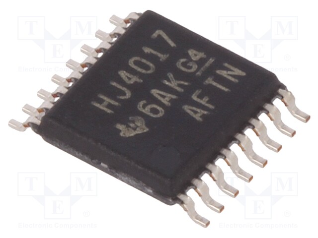 IC: digital; decoder,counter; Series: HC; SMD; TSSOP16; 2÷6VDC