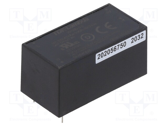 Converter: AC/DC; 6W; 90÷264VAC; Uout: 5VDC; Iout: 1.2A; 78%