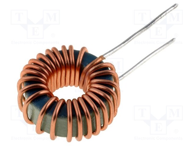 Inductor: wire; THT; 22uH; 12mΩ; 3A