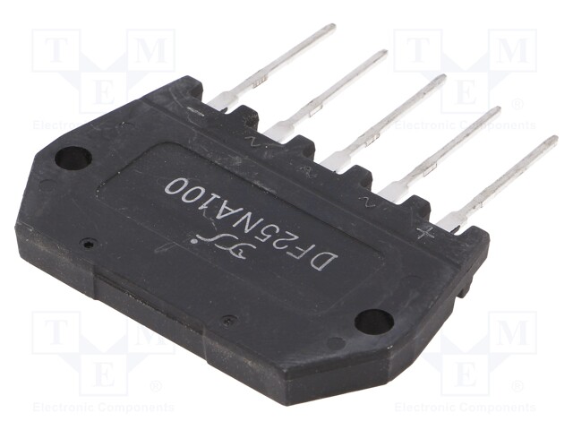 Three-phase bridge rectifier; Urmax: 1kV; If: 25A; Ifsm: 400A; THT