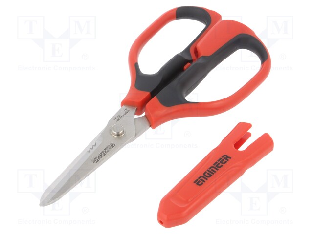 Scissors; 210mm; Material: stainless steel; Blade: about 58 HRC