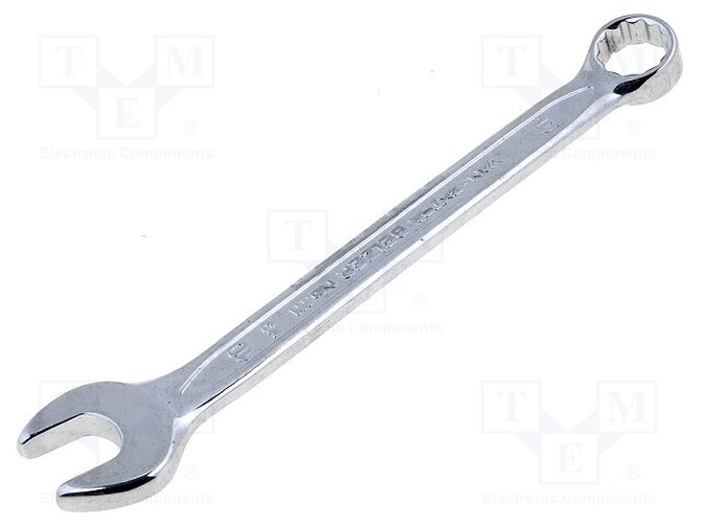 Key; combination spanner; 10mm; Overall len: 144mm; tool steel