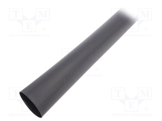 Heat shrink sleeve; glued; 4: 1; 32mm; L: 1.2m; black; polyolefine