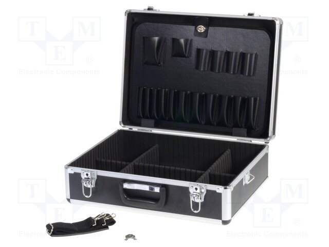 Suitcase: universal; 460x340x160mm; plastic