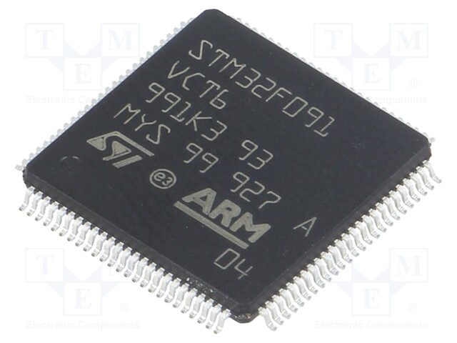 ARM microcontroller; Flash: 256kB; 48MHz; SRAM: 32kB; LQFP100