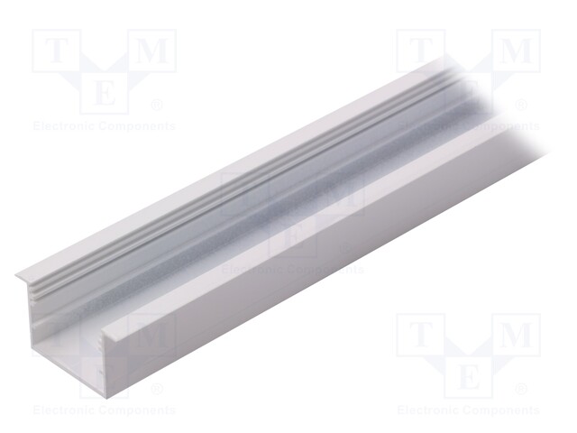 Profiles for LED modules; recessed; white; L: 2m; aluminium