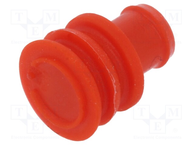 Sealing pin; Superseal 1.5; red; Øhole: 5.5mm; Øout: 6.1mm