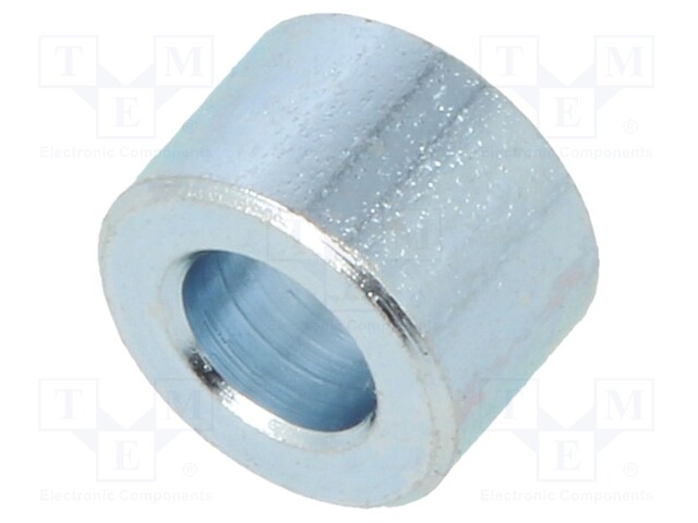 Spacer sleeve; 3.2mm; cylindrical; steel; zinc; Out.diam: 4mm