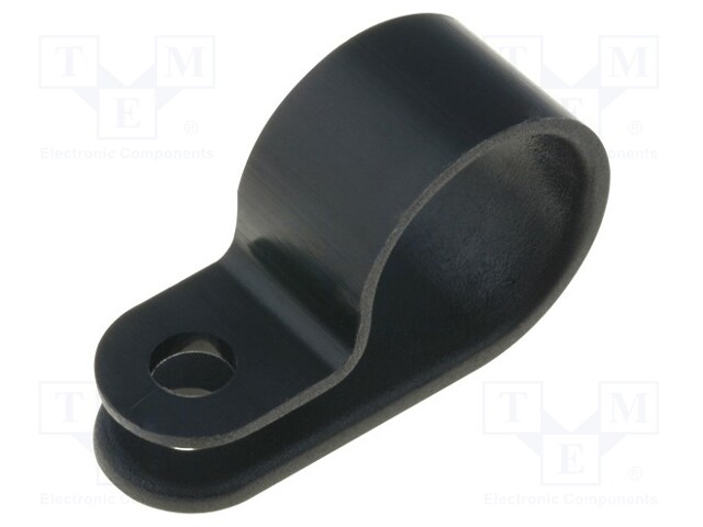 Fixing clamp; Cable P-clips; ØBundle : 14mm; W: 10mm; polyamide