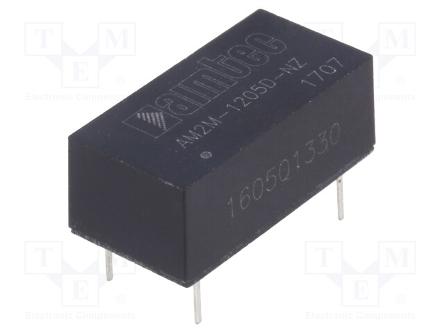 Converter: DC/DC; 2W; Uin: 10.8÷13.2V; Uout: 5VDC; Uout2: -5VDC; 2.8g