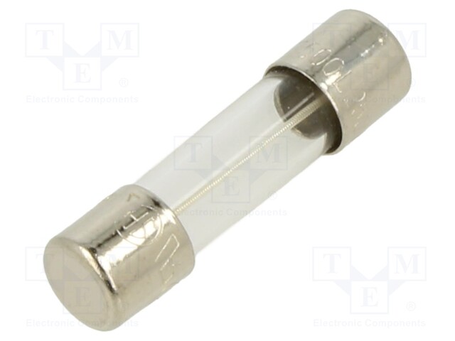 Fuse: fuse; time-lag; 500mA; 250VAC; cylindrical,glass; 5x20mm