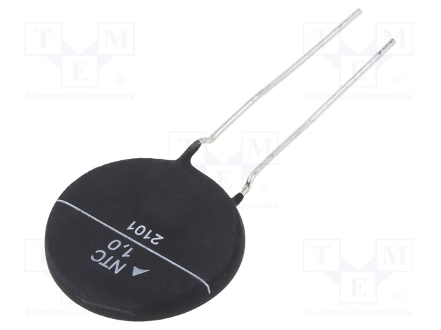 NTC thermistor; 1Ω; -55÷170°C; 6.7W; ±20%; THT; Pitch: 7.5mm