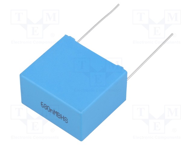 Capacitor: polypropylene; X1; 680nF; 480VAC; ±20%; THT; -40÷105°C