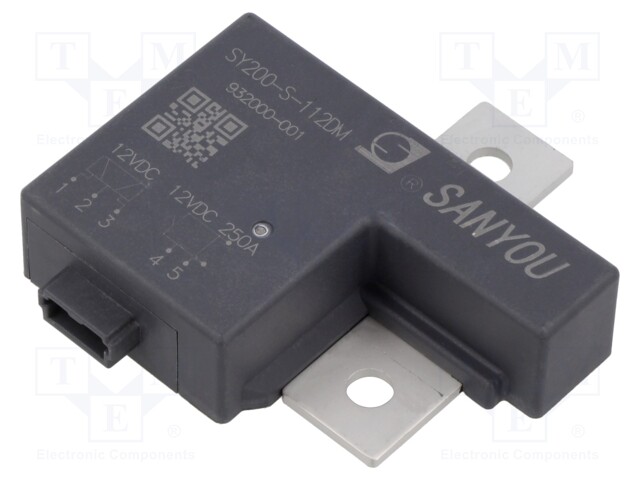 Relay: electromagnetic; SPST; Ucoil: 12VDC; 250A; Series: SY200