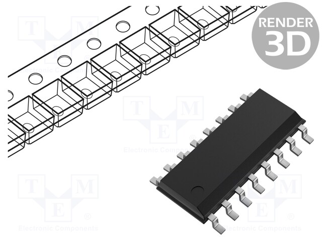 IC: driver; darlington,transistor array; SOP16; 0.5A; 50V; Ch: 7