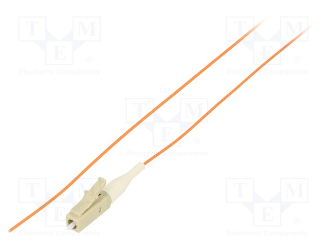 Optic fiber pigtail; OM2; LC/UPC; 1m; LSZH; Connector colour: grey