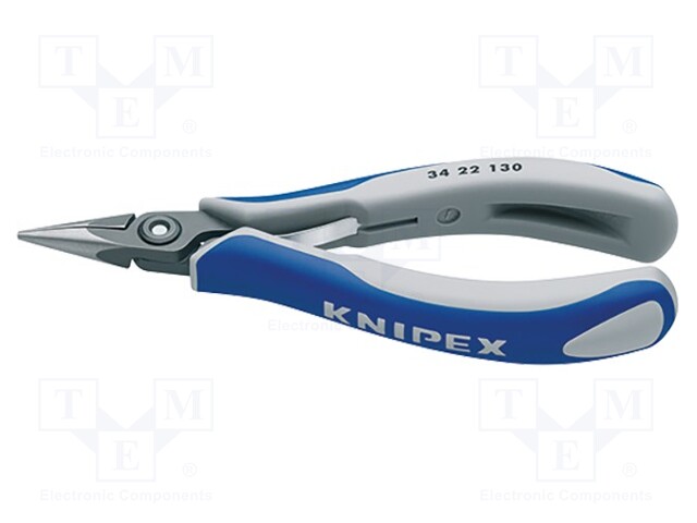 Pliers; half-rounded nose; 130mm; Conform to: DIN/ISO 9655