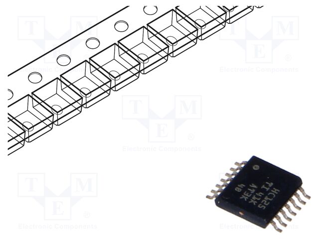 Buffer / Line Driver, 74HC125, 2 V to 6 V, TSSOP-14