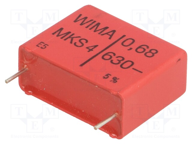 Capacitor: polyester; 680nF; 400VAC; 630VDC; Pitch: 22.5mm; ±5%