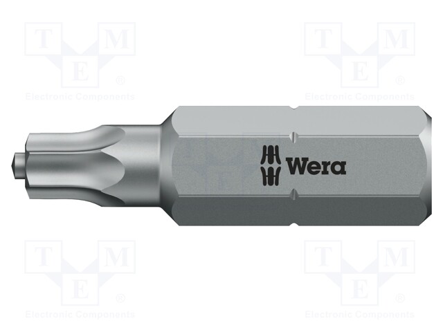 Screwdriver bit; Torx®; with central pin