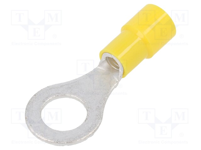 Tip: ring; M8; Ø: 8.4mm; 2.63÷6.64mm2; crimped; for cable; insulated