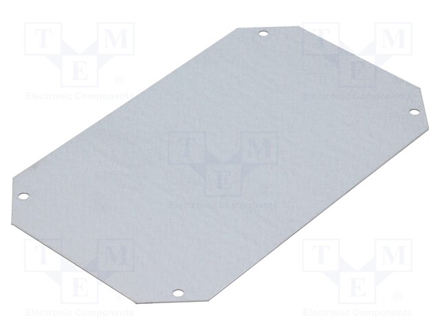 Mounting plate; zinc-plated steel