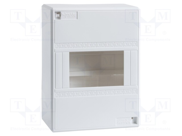 Enclosure: for modular components; IP30; white; No.of mod: 6; IK07