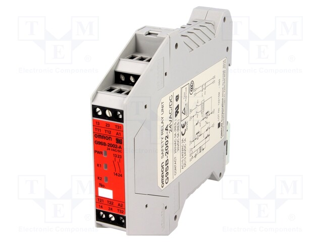 Module: safety relay; Series: G9SB; 24VDC; 24VAC; IN: 2; -25÷55°C