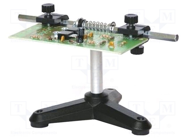 PCB holder; PCBs fixation at any angle