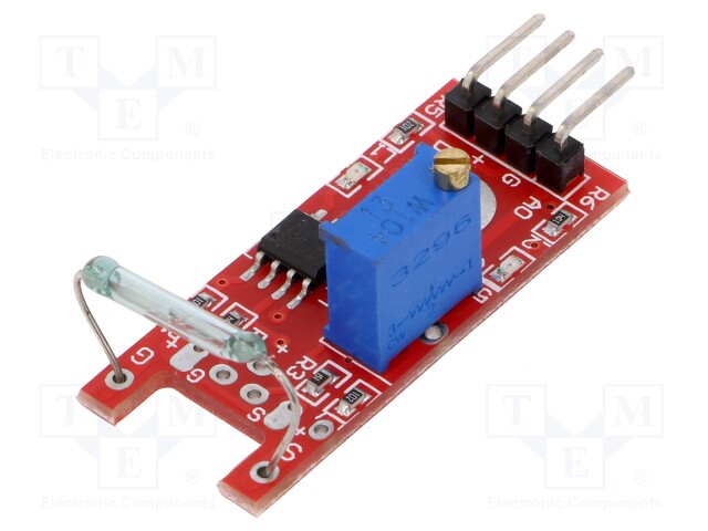 Sensor: reed switch; 5VDC; 18x15x4.44mm