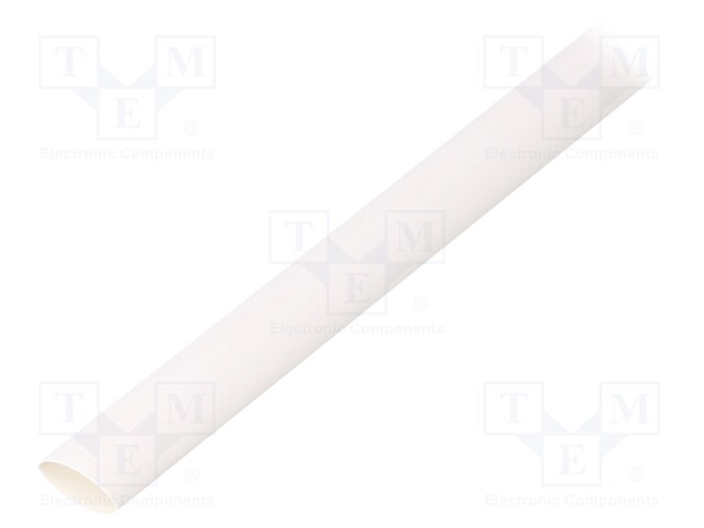 Heat shrink sleeve; glueless; 2: 1; 9.5mm; L: 1m; transparent