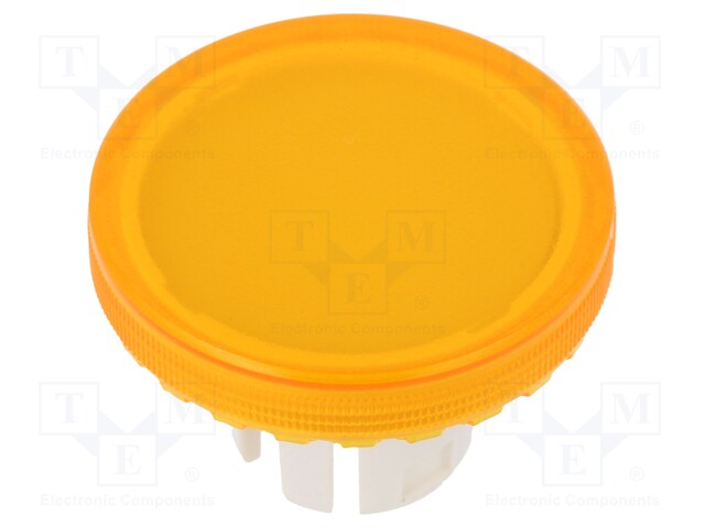 Actuator lens; 22mm; 61; Colour: yellow transparent; Mat: plastic