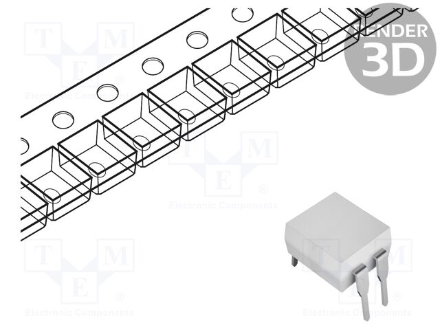 Optocoupler; THT; Ch: 1; OUT: transistor; Uinsul: 8.2kV; Uce: 80V