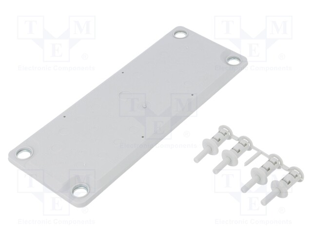 Multigate grommet; light grey; Holes no: 35; -40÷100°C; IP44