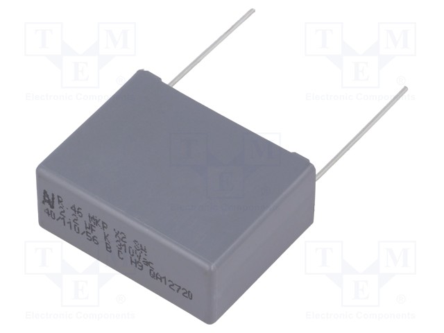 Capacitor: polypropylene; X2; 2.2uF; 27.5mm; ±10%; 32x13x25mm