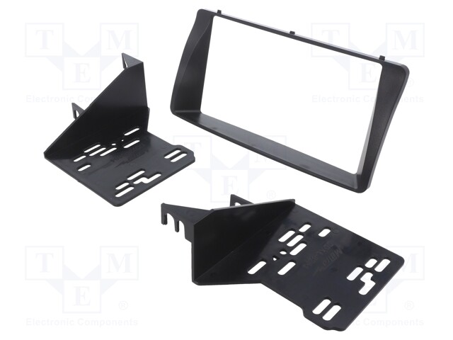 Radio mounting frame; Toyota; 2 DIN; black