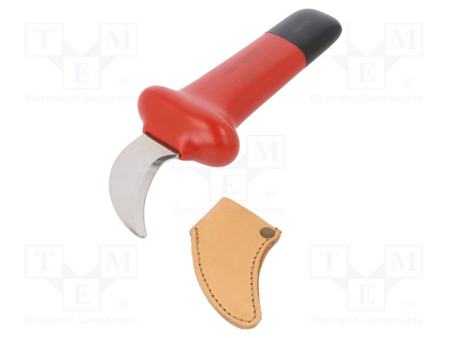 Knife; for electricians; Kind of blade: semicircular; 1kVAC