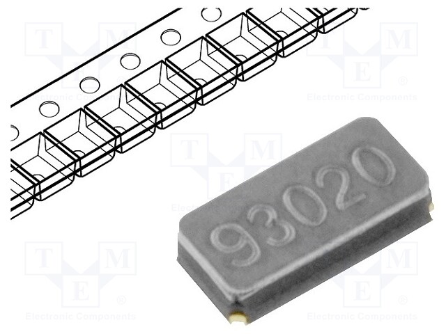 Resonator: quartz; 32.768kHz; ±20ppm; 12.5pF; SMD; 3.2x1.5x0.9mm