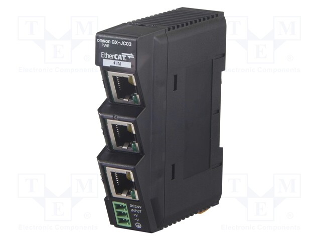 Module: communication; 24VDC; RJ45 x3; Protocol: EtherCAT