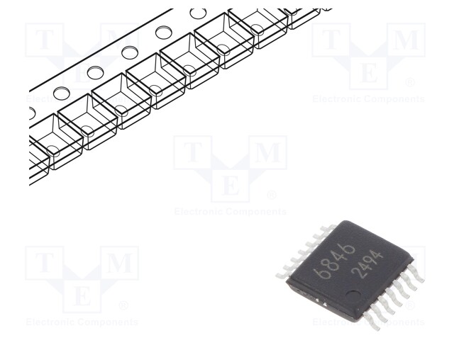 Driver; stepper motor controller; 0.5A; Channels: 2; SSOP14; 500mW