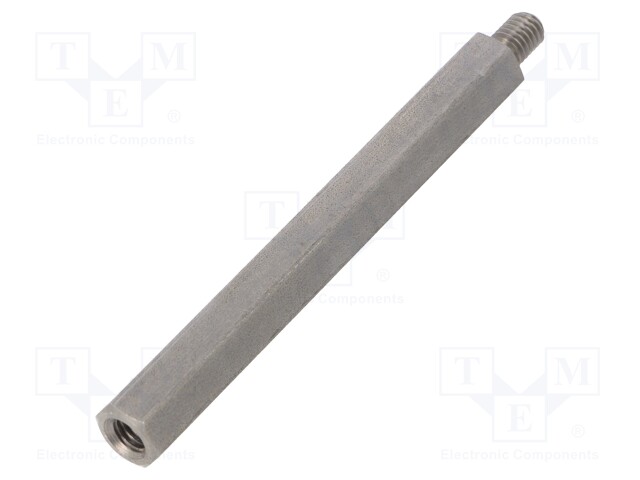 Screwed spacer sleeve; Int.thread: M5; 70mm; Ext.thread: M5