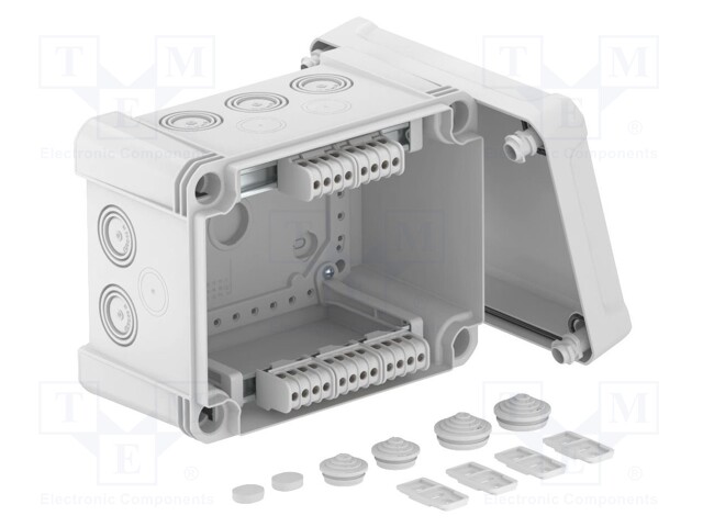 Enclosure: junction box; X: 151mm; Y: 191mm; Z: 126mm; polycarbonate