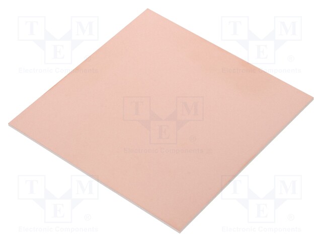 Laminate; CEM3; 1.5mm; L: 100mm; W: 100mm; Coating: copper