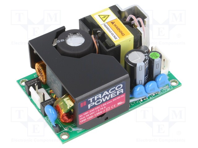 Power supply: switched-mode; 100W; 120÷370VDC; 85÷264VAC; OUT: 1