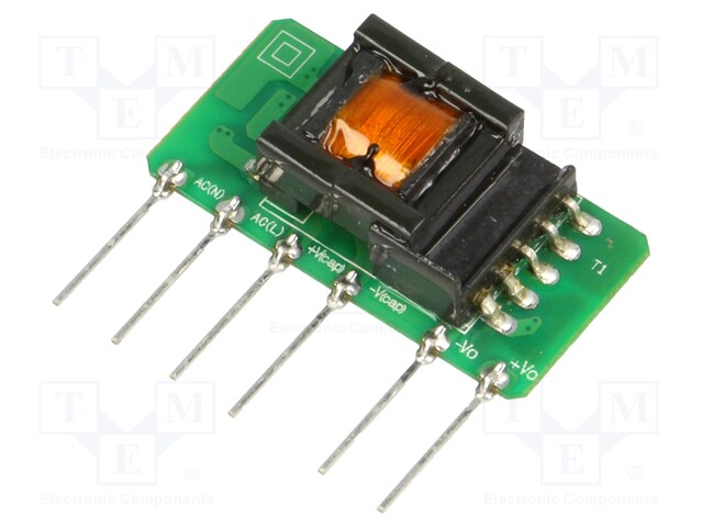 Converter: AC/DC; 1W; Uout: 24VDC; Iout: 42mA; 68%; Mounting: PCB