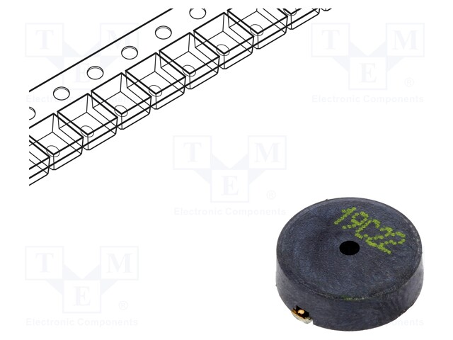 Sound transducer: piezo; without built-in generator; -30÷85°C