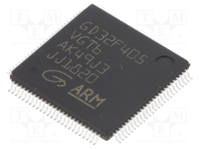 ARM microcontroller; SRAM: 192kB; Flash: 1024kB; LQFP100; 3.3VDC