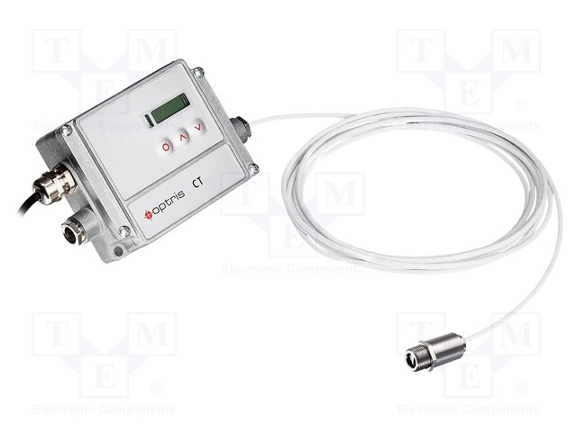 Infrared thermometer; Temp: -50÷600°C; Accur: ±1% or ±1°C; ≤50mK